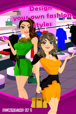 Awesome Fashion Girl Dress Up Maker Free - Fun Shopping Home & Beauty Salon screenshot 3