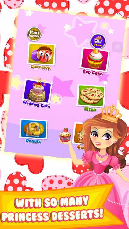 Princess Cake Maker Salon - Make Dessert Food Games for Kids! screenshot-3