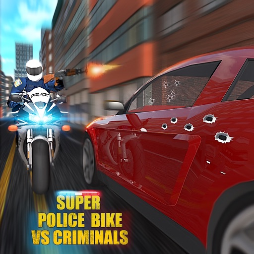 Super Police Bike Race VS Criminals 3D iOS App