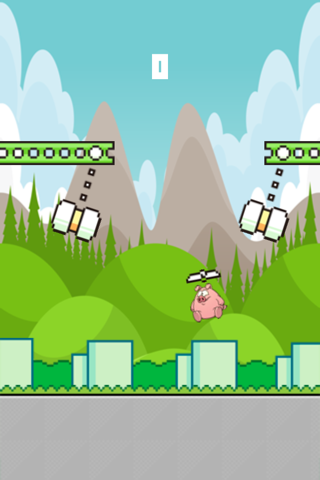 Flying Piggy - Fly The Piggy To The Top screenshot 2