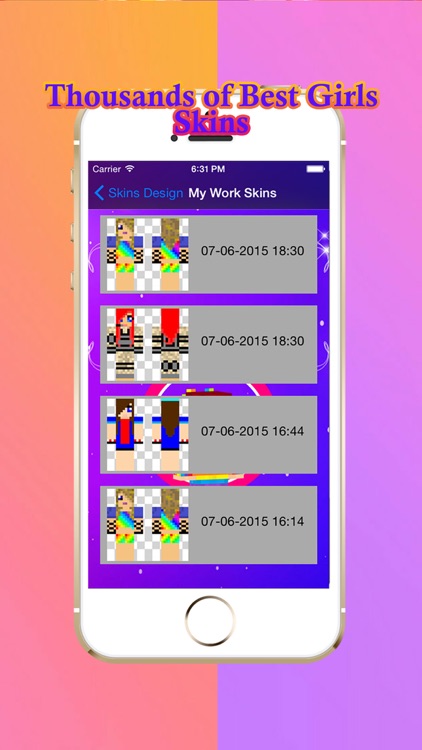 Girl Skins PE for Pocket Edition of Minecraft