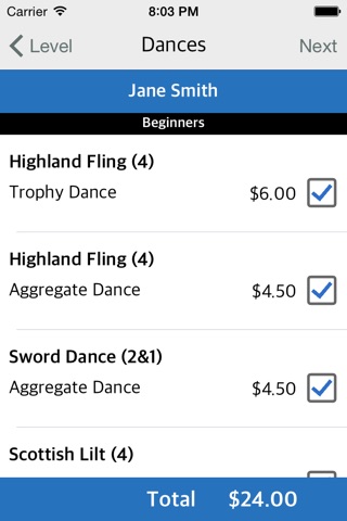 Highland Dancing Competitions screenshot 4