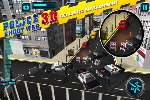 Police Shoot War 3D screenshot 2
