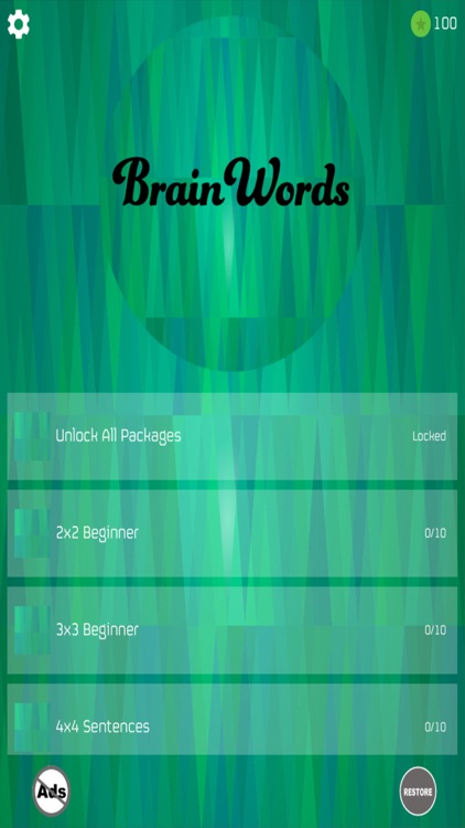 Brain Words - Scrabble The Crossword Puzzle