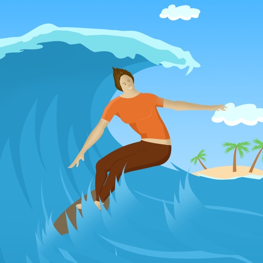 Funky Surfer Boy Wave Racer - top virtual shooting race game icon