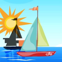 A Find the Shadow Game for Children Learn and Play with Sailing Boat