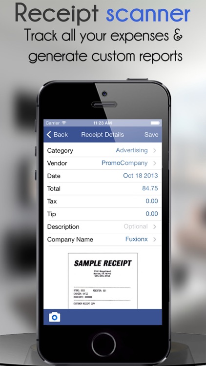Receipt Scanner 2 - For Expense Reports screenshot-0