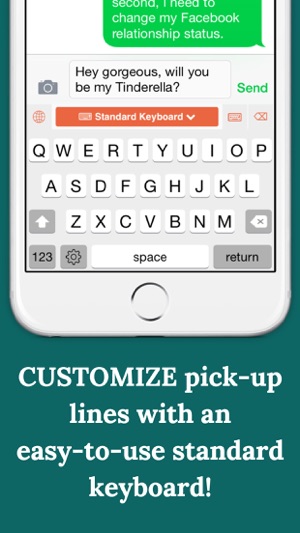 Pick-Up Keyboard: Funny Lines OK for Hinge, Tinder or Zoosk (圖3)-速報App