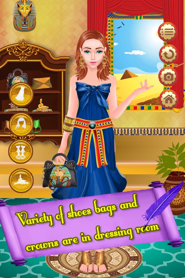 Egyptian Princess Makeup & Makeover Salon Girls Games screenshot 2