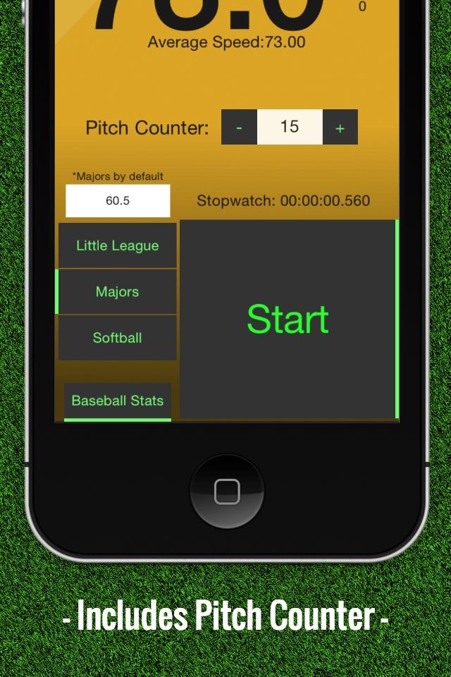 Baseball Pitch Speed - Radar Gun screenshot 2