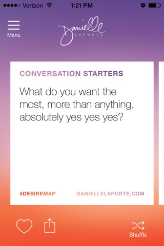 Conversation Starters, DLP screenshot 4