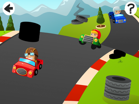 マイToddler`s最初のアプリのために1ベビー＆キッズゲームトリッキーパズルでアニメーションカー·sのシャドウを探しますのおすすめ画像5