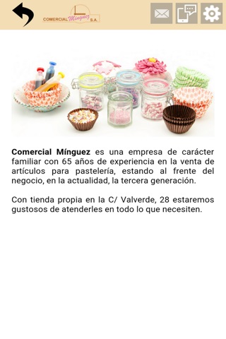 Comercial Mínguez screenshot 2