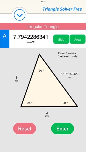 Triangle Solver Free - Geometry Calculator(圖2)-速報App