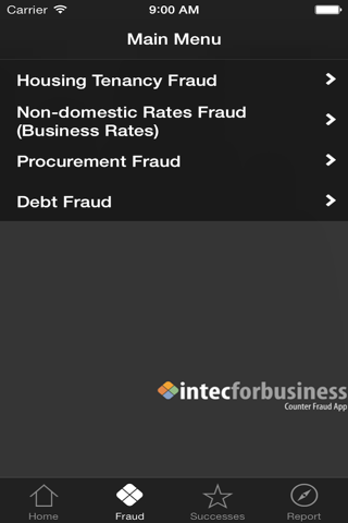 INTEC Fraud App screenshot 3