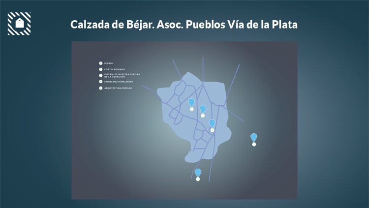 Calzada de Béjar. Pueblos de la Vía de la Plata