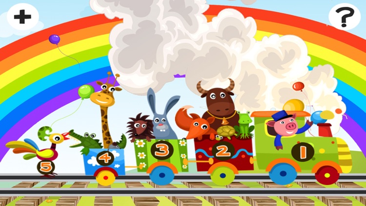 A Sort By Size Game for Children: Learn and Play with Animals Boarding a Train screenshot-4