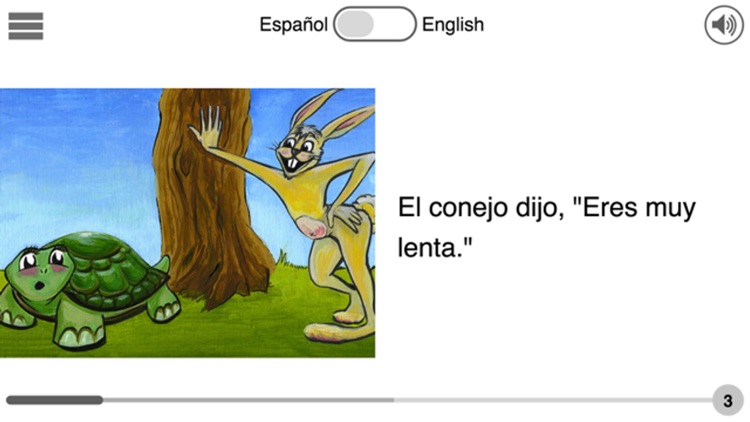 Bilingual Books Spanish "The Rabbit and the Turtle"