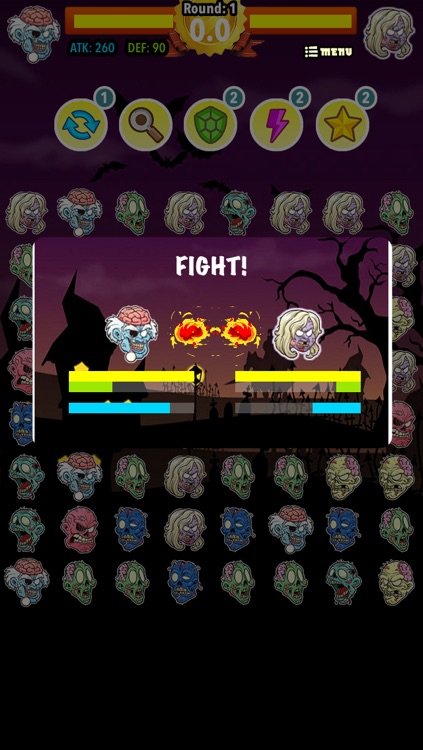 Clash of the Zombies: Match 3 Multiplayer screenshot-4