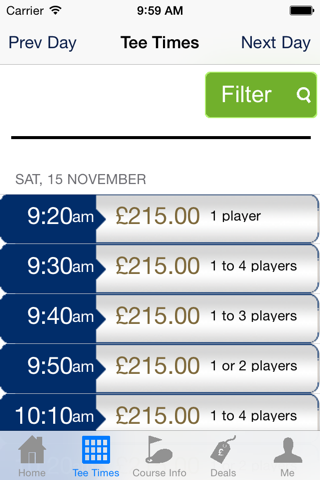 Kingsbarns Golf Tee Times screenshot 2