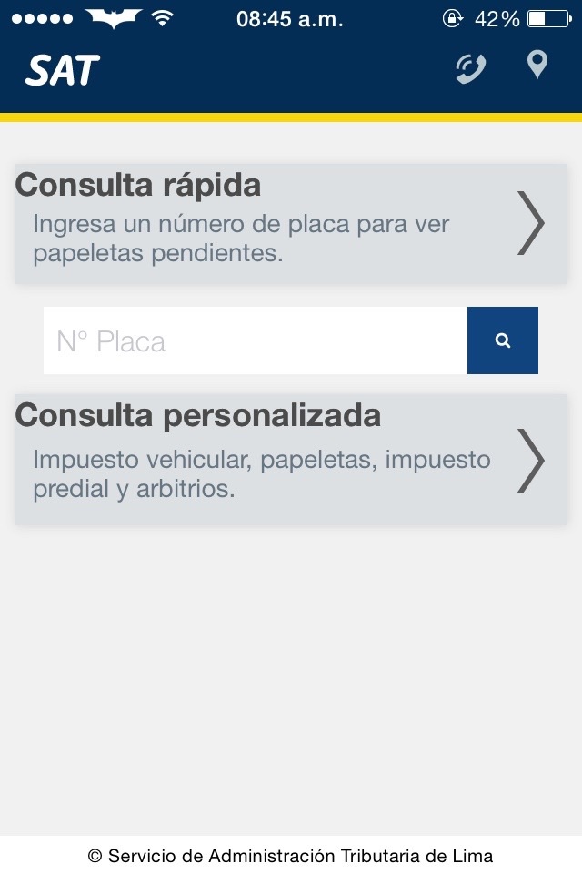 SmartSAT de Lima screenshot 3