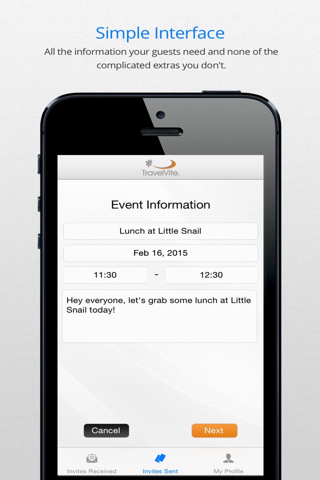 TravelVite — Invite Friends & Family to Any Location for Your Next Planned Event screenshot 2