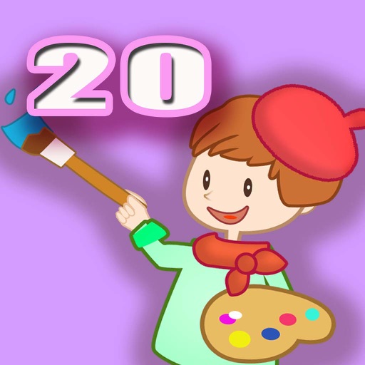 ABC Coloring Book 20 - Painting the Fairies to make them Colorful iOS App