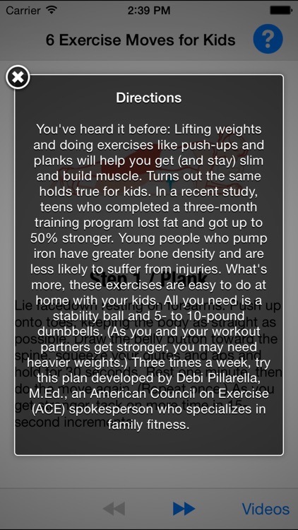 Workouts for Children - Exercises for Kids