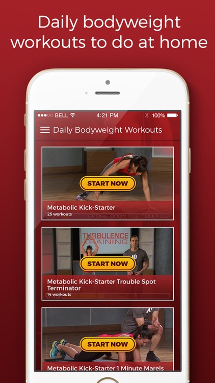 Daily Bodyweight Workouts screenshot-0