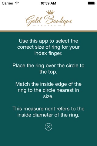 Gold Boutique Ring Sizer screenshot 4
