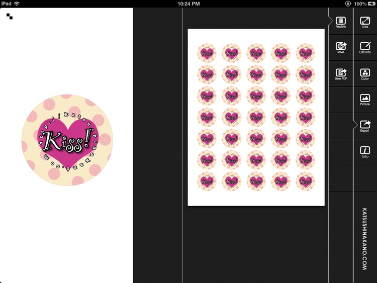 Button Badge Maker HD - with PDF and AirPrint Options screenshot-4