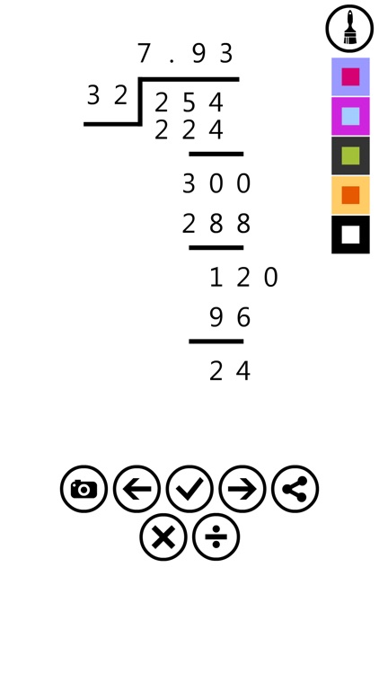 Division And Multiplication Steps