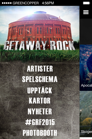 Getaway Rock Festival 2015 - Den Officiella Appen screenshot 2