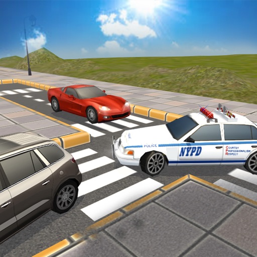 Police Car Chase 3D Icon
