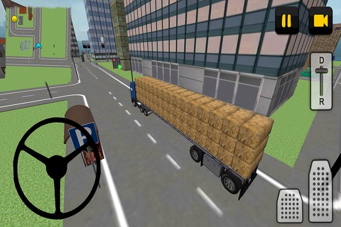 Hay Truck 3D: City screenshot 3