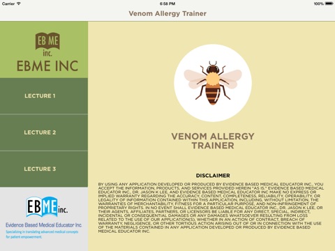 Venom Allergy Trainer screenshot 2