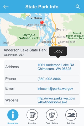Washington National Parks & State Parks screenshot 3