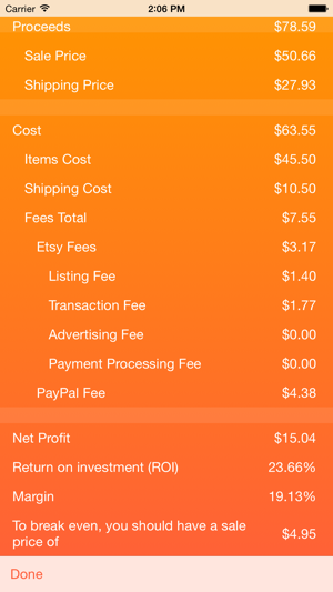 Fee Calculator for Etsy Sellers(圖2)-速報App