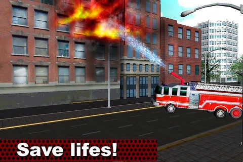 Fire Truck Emergency Driver 3D Free screenshot 3