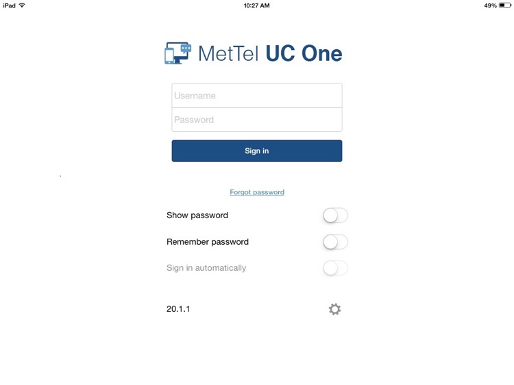 MetTel UC One for iPad