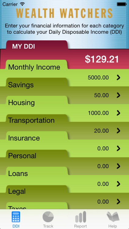 Wealth Watchers Budget Tracker