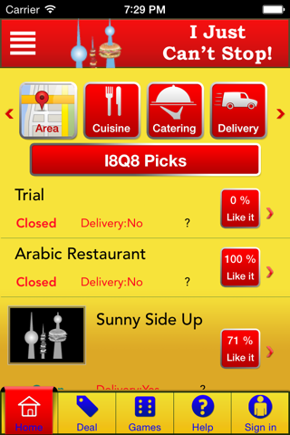 I8Q8 – Win Deals On Meals at the Best Restaurants All Over Kuwait screenshot 2