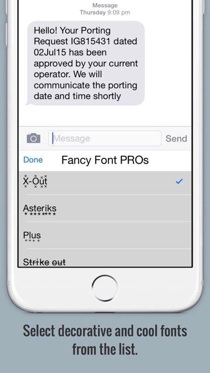 Fancy Font Keyboard - iOS8 Custom keyboard with cool fonts