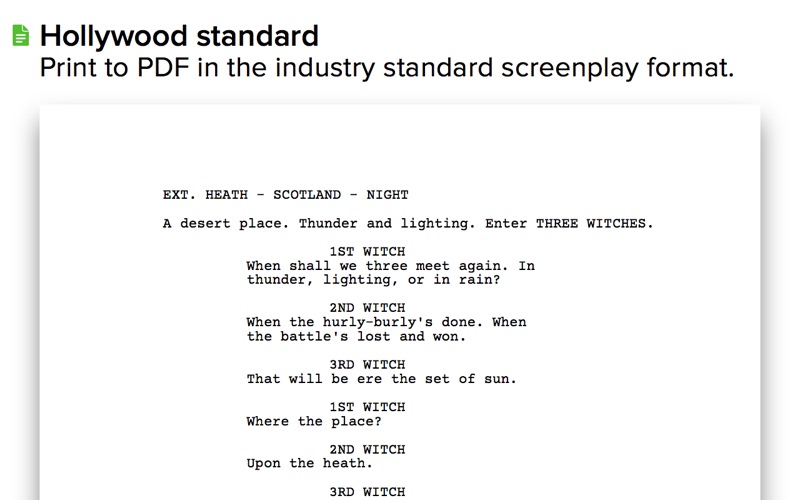 screenplay logline