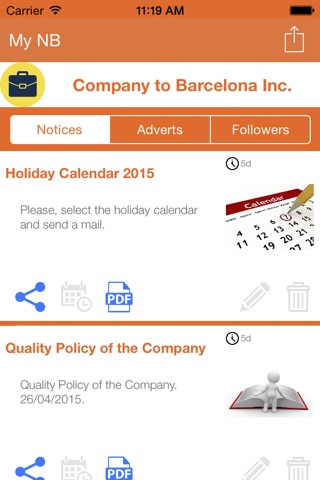 NoticeBoard App Free screenshot 2