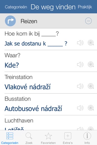 Czech Pretati - Translate, Learn and Speak Czech with Video Phrasebook screenshot 2