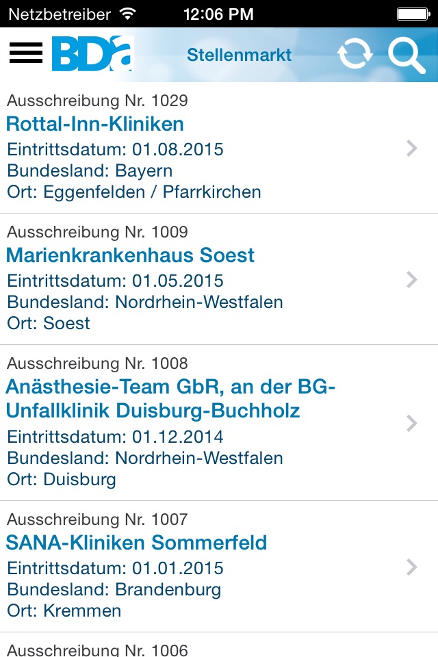 BDA – die App des Berufsverbandes Deutscher Anästhesisten screenshot 3