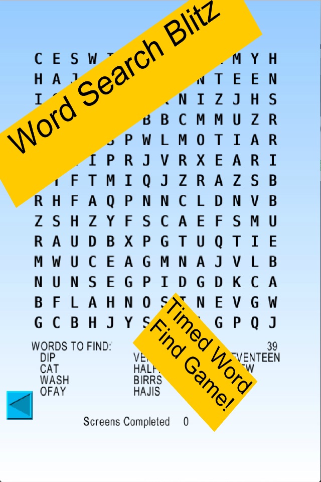 Word Search Blitz, blitz rounds of wordsearch screenshot 3