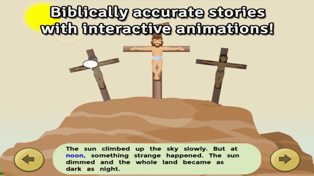 Life of Jesus: The Cross - Bible Story, Coloring, Singing, a(圖2)-速報App