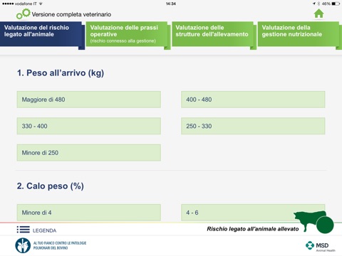 Rischio Bovino screenshot 2